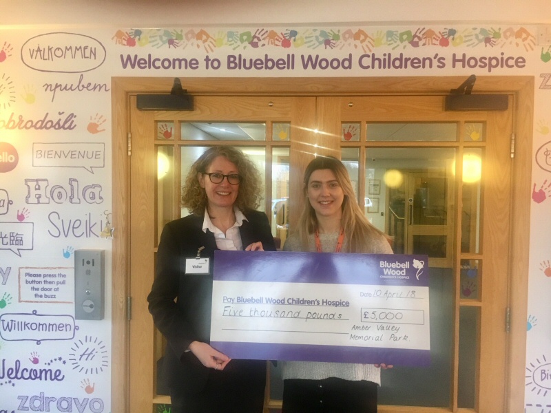 ICCM Donation for Bluebell Wood Childrens Hospice